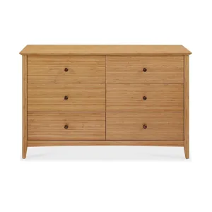 Willow Caramelized Six Drawer Dresser