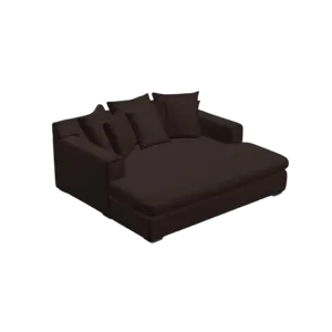 Maddie X-Wide Chaise with Cupholder