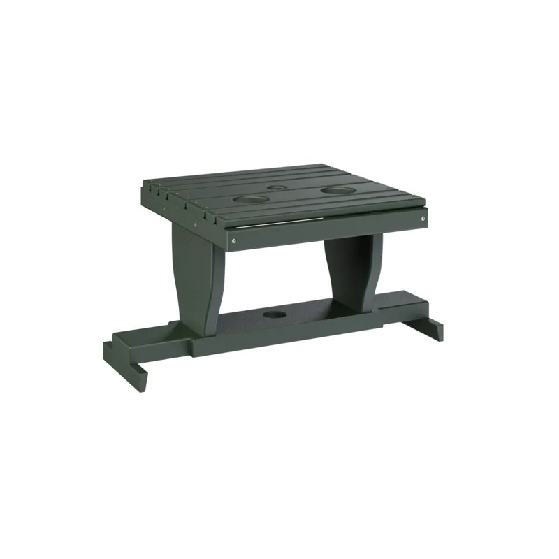 182-Gliding-Settee-Table-Poly-Green-Green