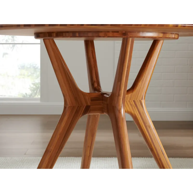 Sitka Round Dining Table - Amber