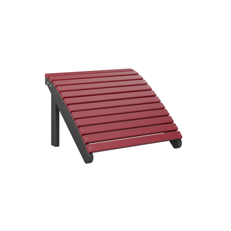 175-Stationary-Adirondack-Footstool-Poly-Scarlet-Red-Black