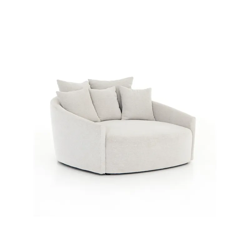Chloe Media Lounger - Delta Bisque