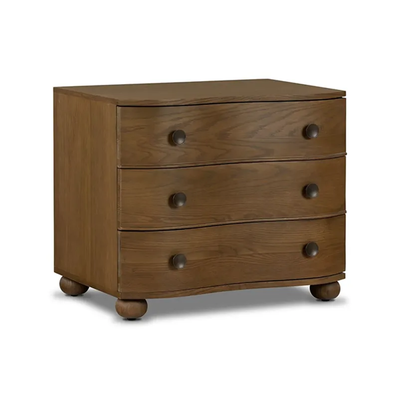 Tiago Nightstand - Toasted Oak Veneer