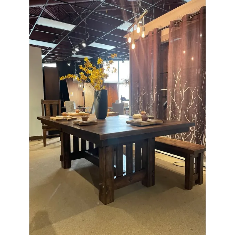 Amish Built Trestle Table