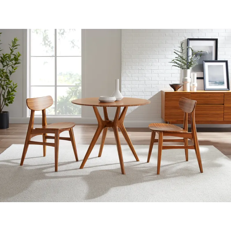 Sitka Round Dining Table - Amber