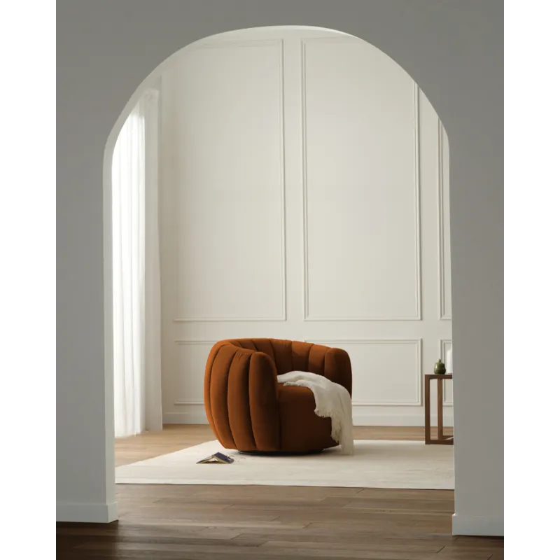 Jules Swivel Glider, Zinnia