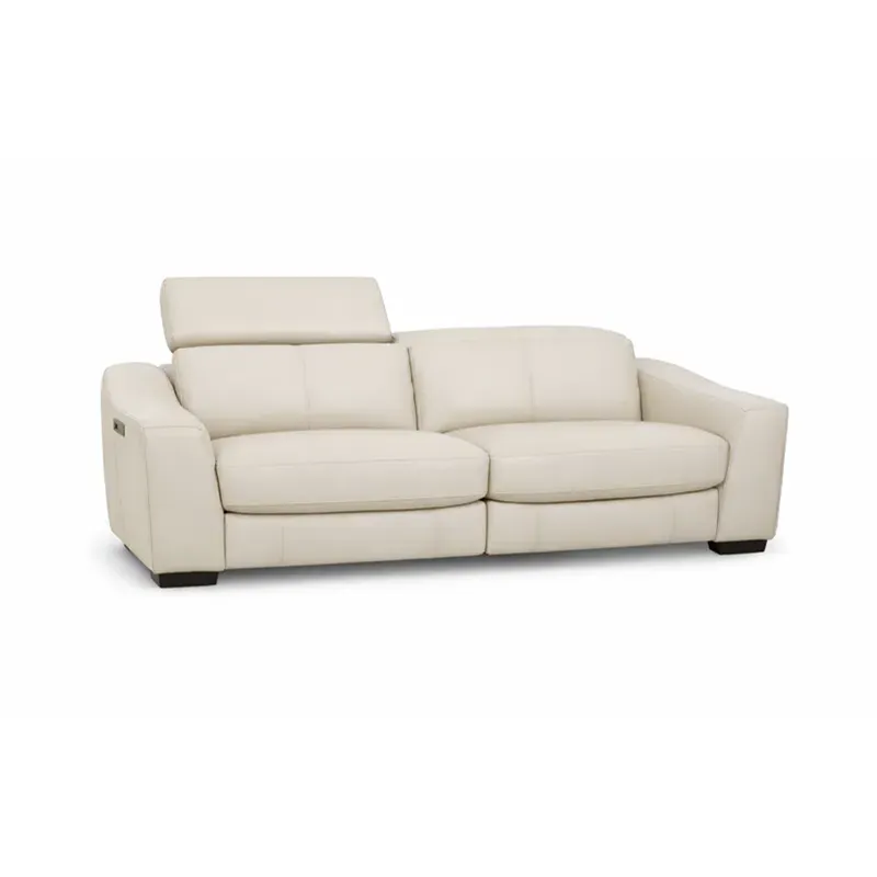 HTL Dual Power Leather Loveseat
