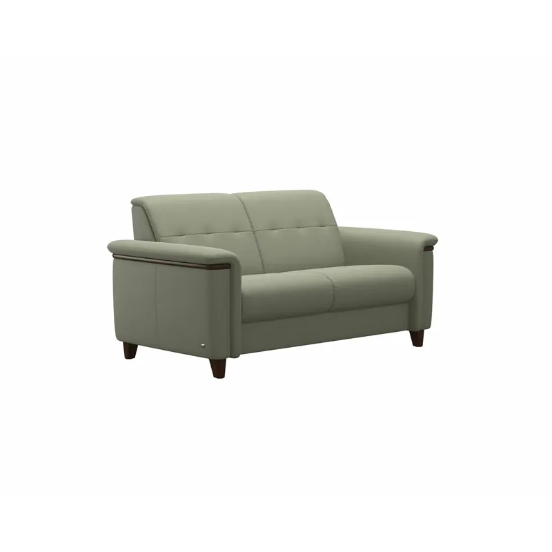 Flora Wood 2 Seater - Paloma Shadow Green w/Brown