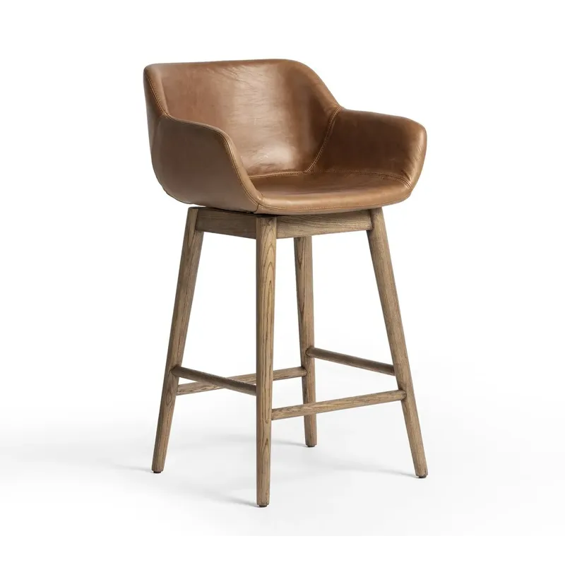 Hannah Swivel Counter Stool - Sonoma Chestnut 