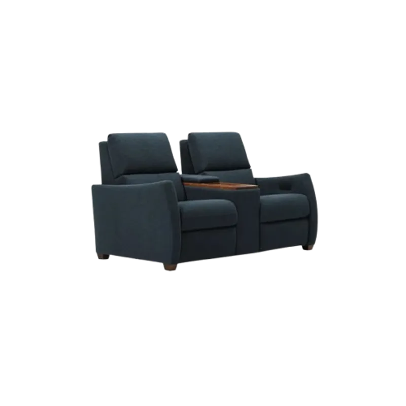 Luna Power Reclining Console Loveseat w/Power Headrest &amp; Power Lumbar