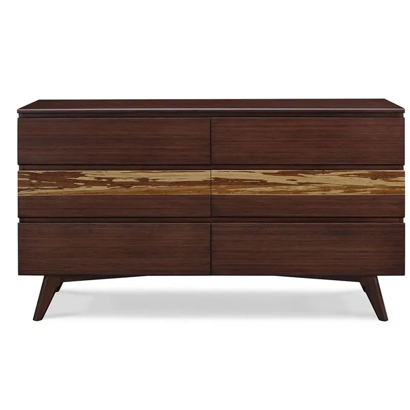 Azara Six Drw Dresser - Sable