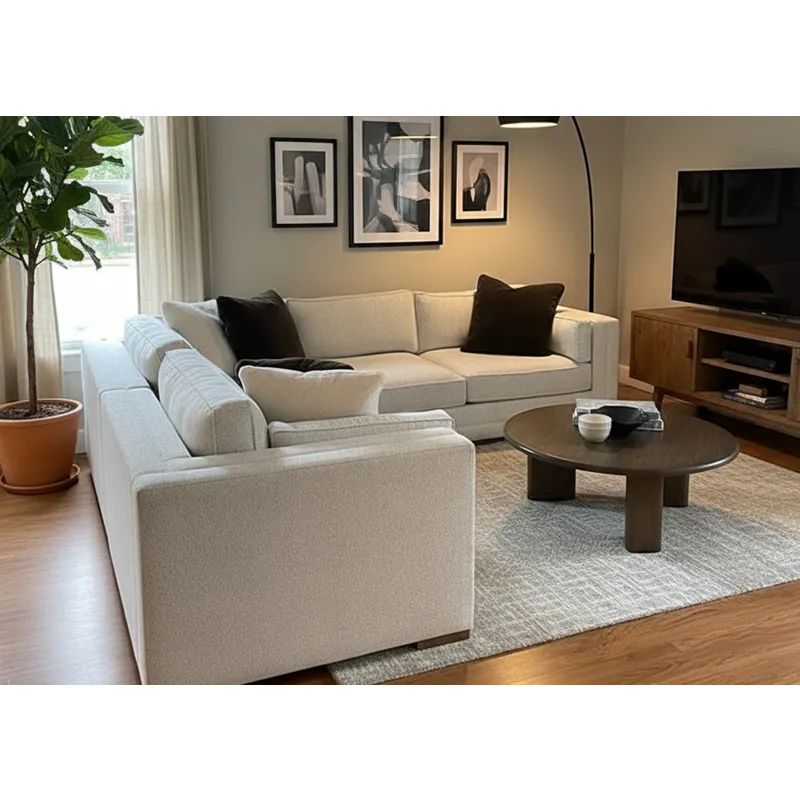Large Sectional and Ottoman