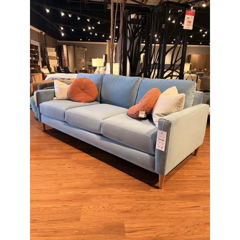 Baby Blue Sofa