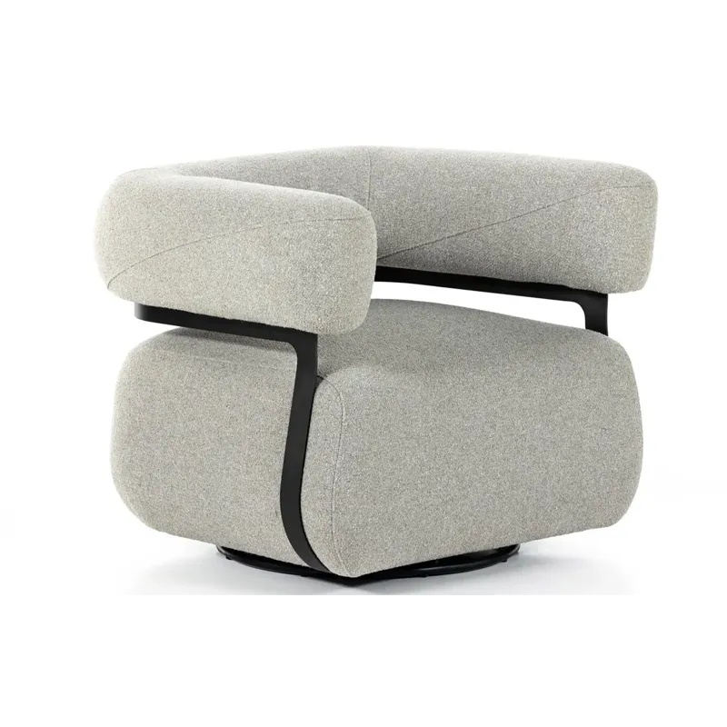Gareth Swivel Chair - Torrance Silver