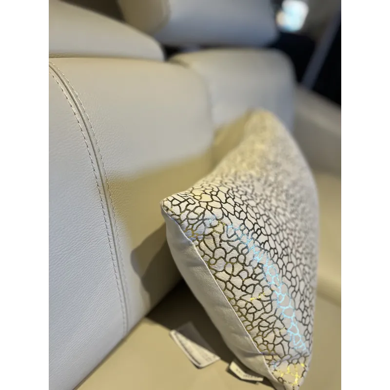 HTL Dual Power Leather Loveseat