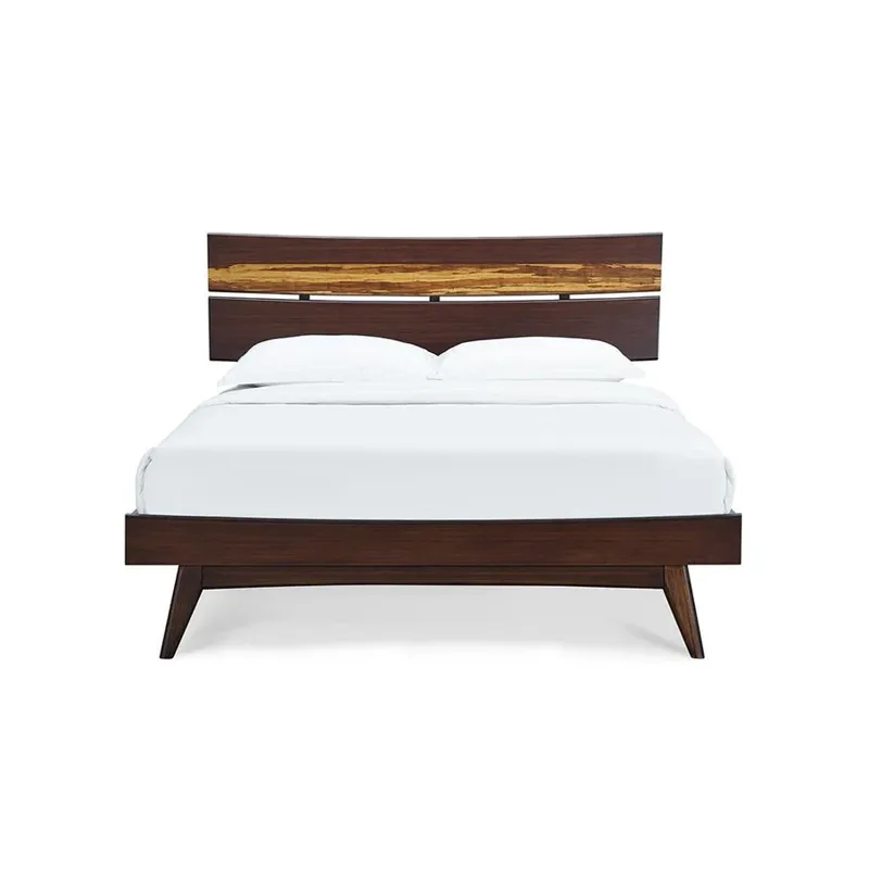 Azara King Platform Bed - Sable