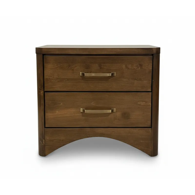 Maple Brown Nightstands x2