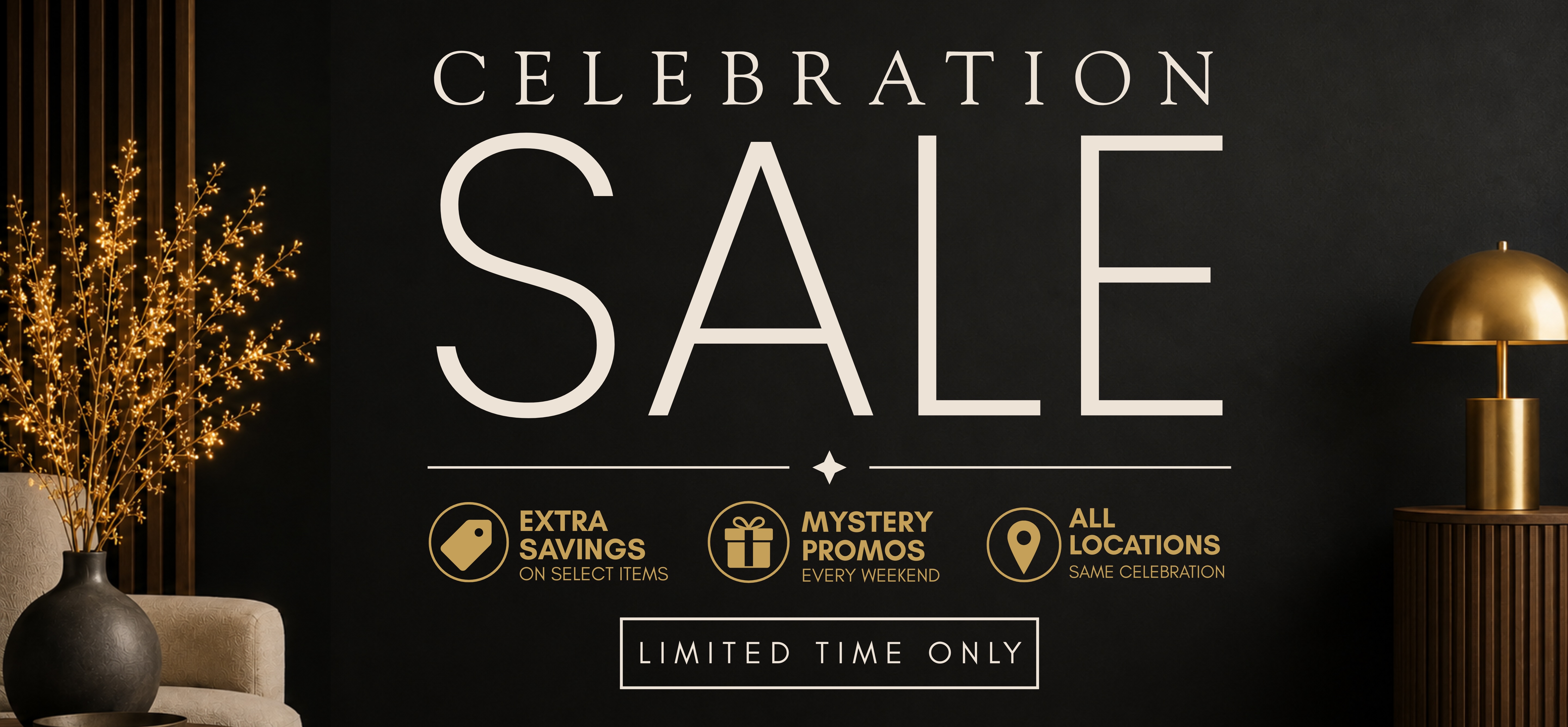 Celebration Sale Web Banner 