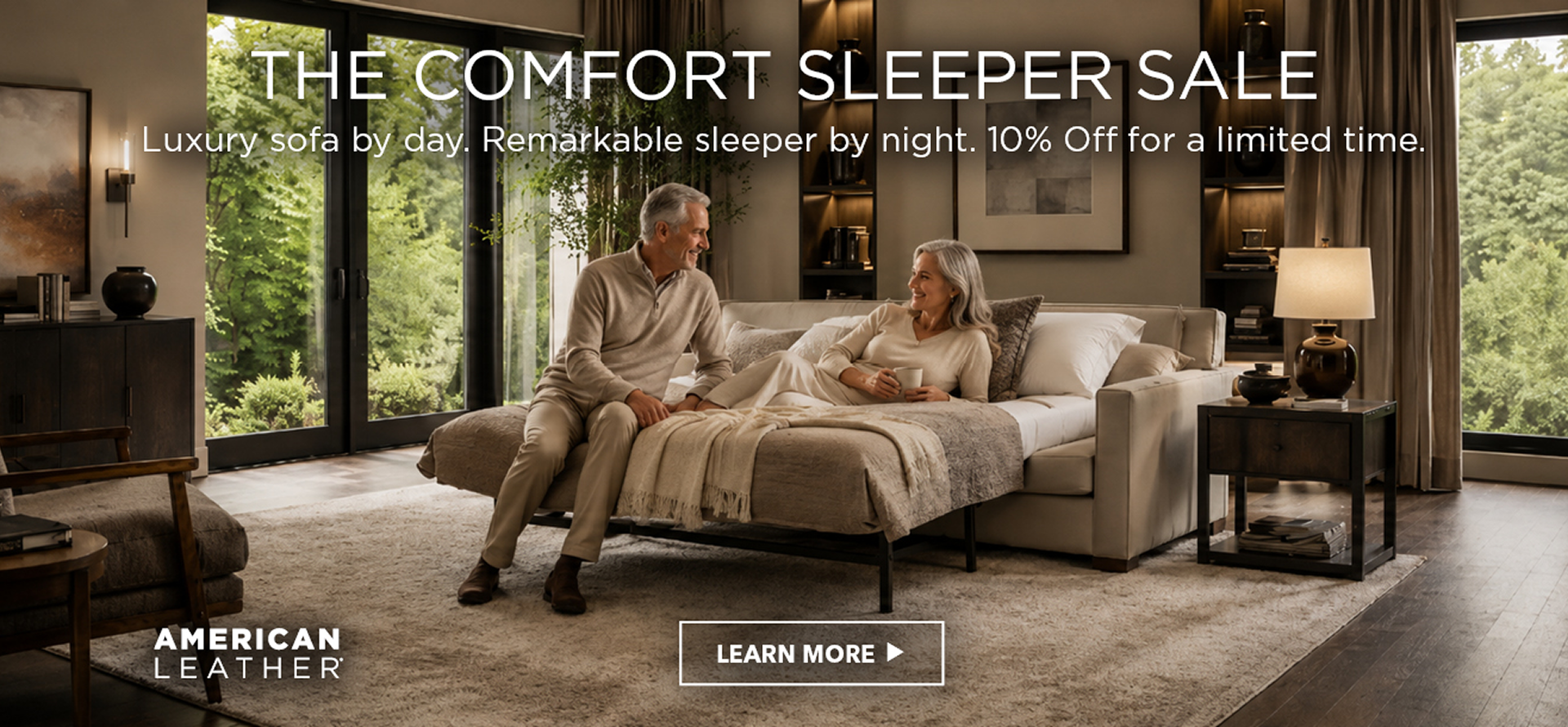 Get 10% Off American Leather Sleeper Sofas!