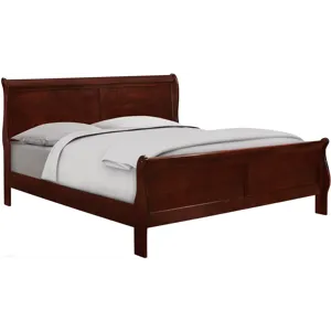 Louis Philip Full Headboard/Footboard Cherry