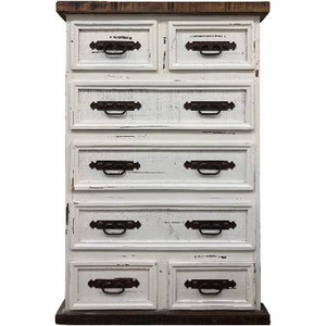 Chest - White Distressed