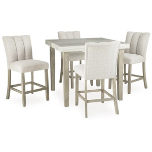Larawyn Counter Height Dining Table and 4 Barstools