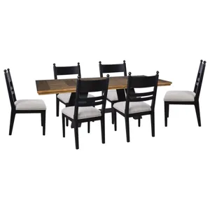 Greddinton Dining Extension Table and 6 Chairs