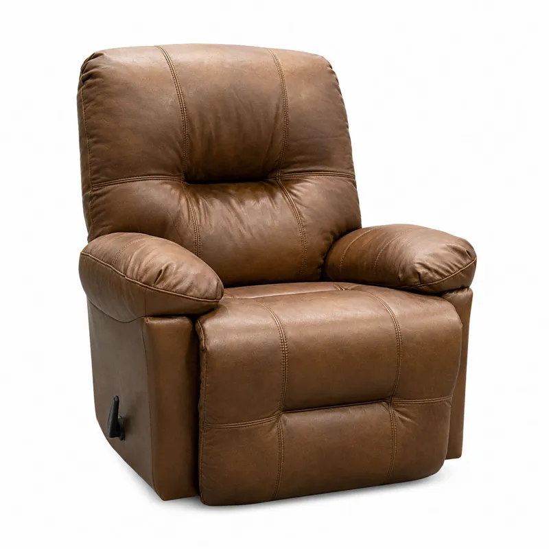 Zaynah Leather/Vinyl Rocker Recliner