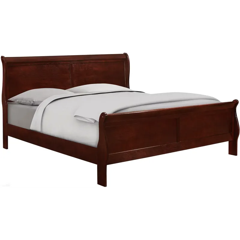 Louis Philip Full Headboard/Footboard Cherry