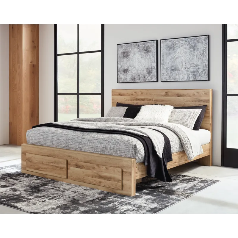 Hyanna King Panel Storage Bed