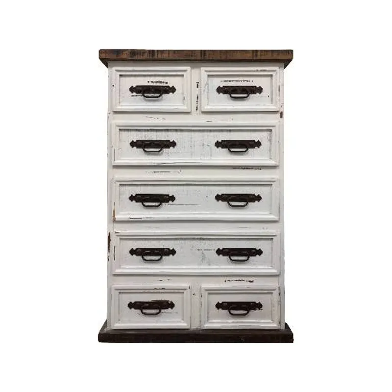 Chest - White Distressed