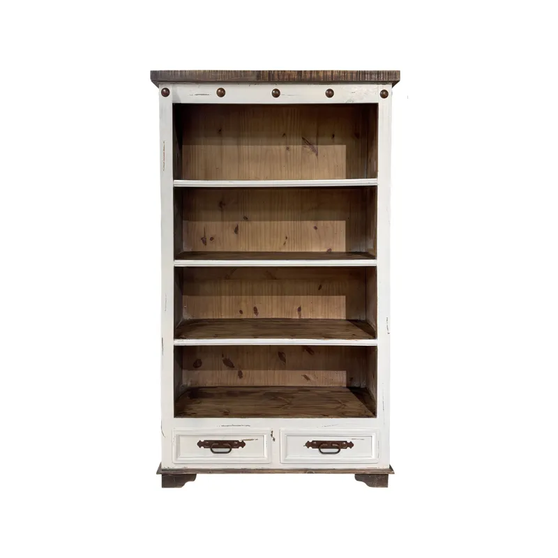 Bookcase - White Distressed