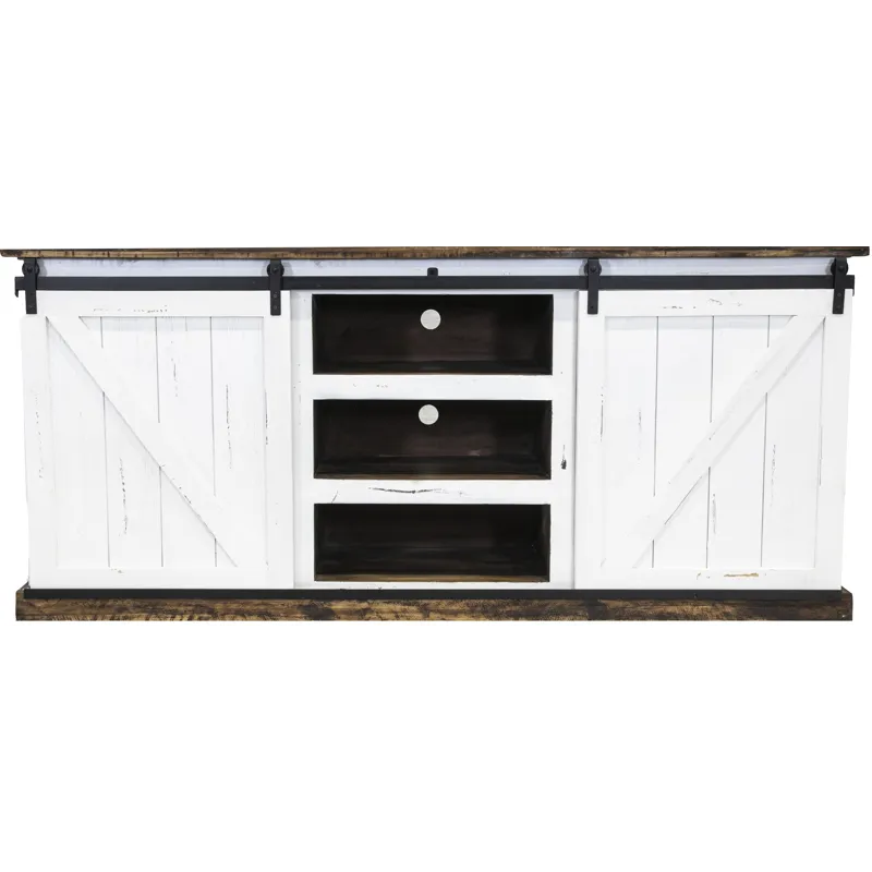 80" TV Stand - White