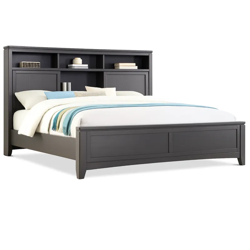 Queen Bookcase Bed