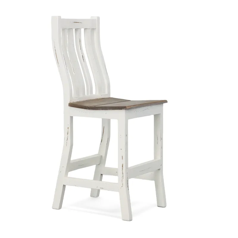 26" Barstool - White