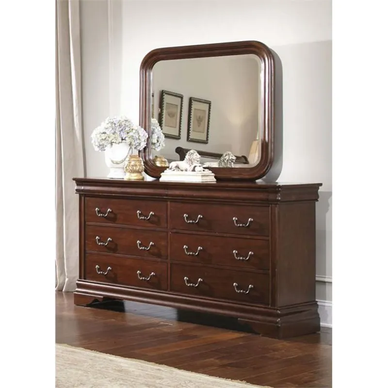 Carriage Court Dresser and Mirror
