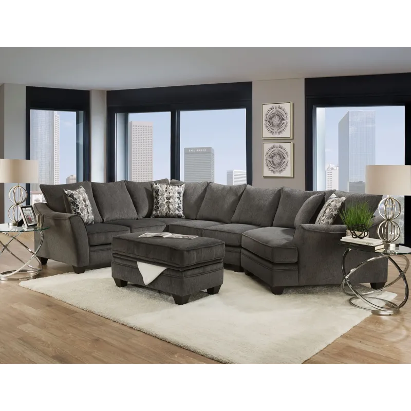 3 Piece Cuddler Sectional 