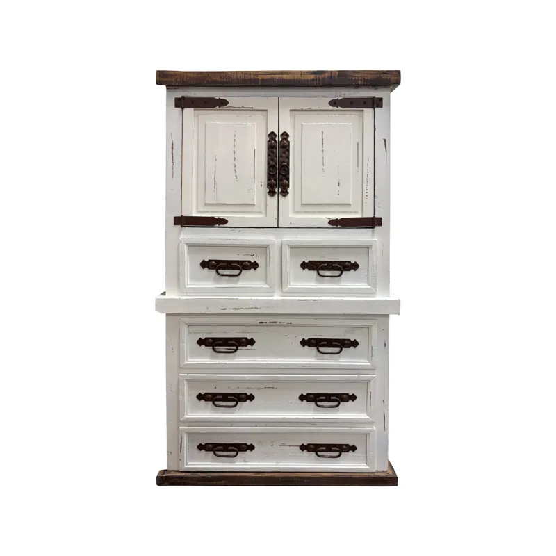 Armoire - White Distressed