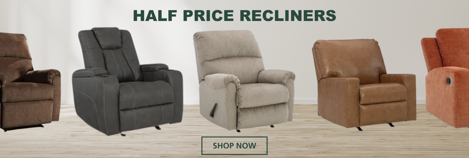 Half Price Recliner Sale