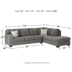 Dalhart 2-Piece Sectional with Chaise