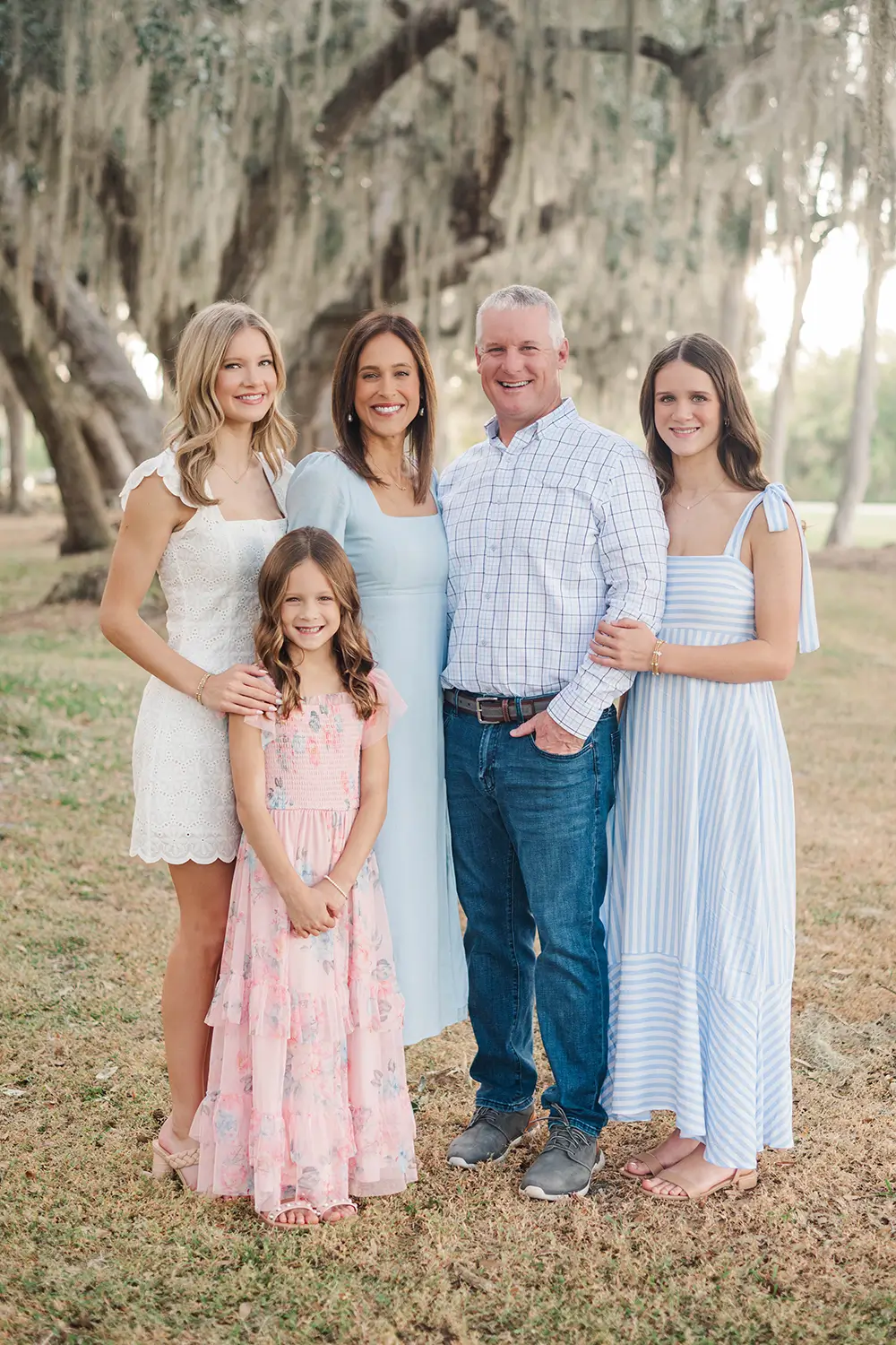 The Turner family outdoors