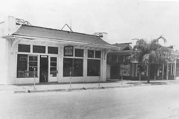 The original Weekly Furniture storefront