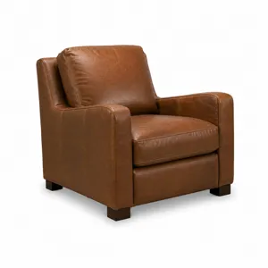 Italian Leather Chair 