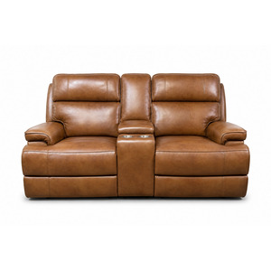 Power Leather Loveseat