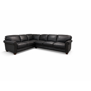 2 Piece Leather Sectional 
