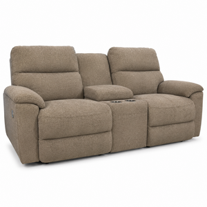 La-Z-Boy Power Reclining Sofa w/ Console Headrest, Lumbar & Wireless Remote 