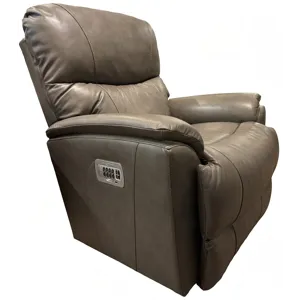 La-Z-Boy Leather Power Rocking Recliner w/ Headrest & Lumbar