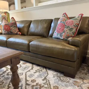 Italian Leather Sofa 