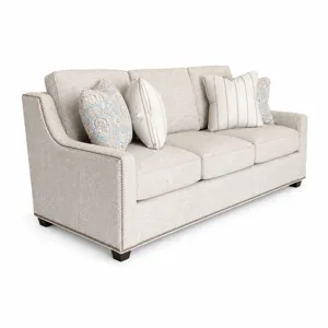 Upholstered Three Cushion Sofa