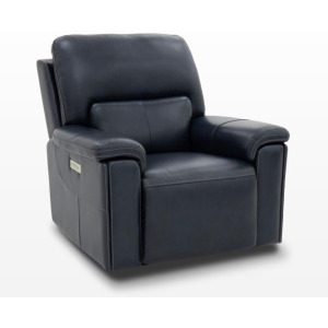 Multi Media Power Home Theater Recliner W/ Headrest & Lumbar